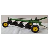 John Deere Diecast 4-Bottom Moldboard Toy Plow