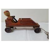 "Happy Ham Farm Products" Wood Pull Toy