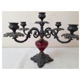 Victorian Gothic Baroque Style Candelabra