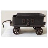Cast Iron Floor Train Coal Tender Car No. 999
