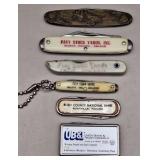 Pavy Stock Yards Advertising Pocket Knives &