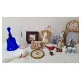 Fenton Cobalt Blue Bell & Misc. Figurines