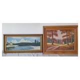 2 Vintage Paintings By A. Holder