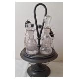 Victorian Silver Plated Cruet Castor Set