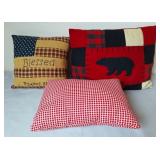 3 Throw Pillows