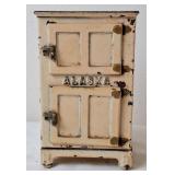 Hubley "Alaska" Cast Iron Dollhouse Icebox