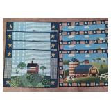 Warren Kimble America Tapestry & Farm Placemats