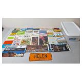 "Helen" Florida License Plate, Road Maps