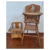 Vintage High Chair & Potty Chair
