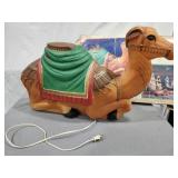 Empire blow mold camel, lighted