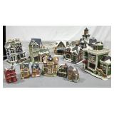 Ceramic Lighted Houses, 2 different sizes