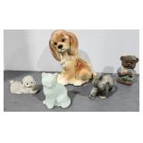 Animal figurines, Royal Doulton planter
