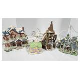 Ceramic lighted houses, Coca Cola House