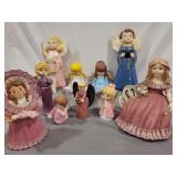 Ceramic figures, hand made