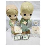 Precious Moments Boy & Girl Figurine,