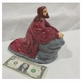 Porcelain Sculpture of Jesus Praying
