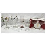 Stemmed Goblets, various designs