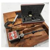 Starrett measuring tools, wood box
