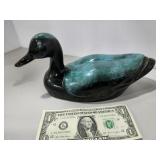 Duck, missing nest, red clay pottery