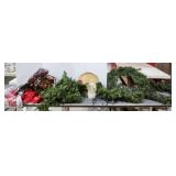 Christmas, garland, wreath, angel
