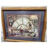 Picture, Bears & Toys, 22" X 19" Framed