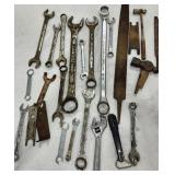 Wrenches, open, closed, combo