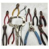 Pliers, side cutters, channellock