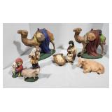 Ceramic nativity set - not complete