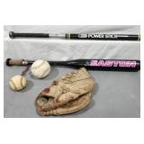Sklz Power Stick, Easton Bat, MacGregor Mitt Vida