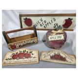 Apple Dï¿½cor items, hanging signs & tool box look