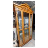Glass & Wood 2 door Curio Cabinet