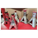 Floor Jacks (5) 2 set plus 1