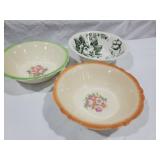 Homer Laughlin Serving bowls (3)