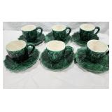 Holly Cups & Saucers (6 sets),