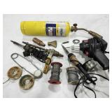 Propane torch, soldering irons, solder