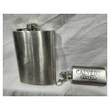 Flasks ,Calvert flask key chain attached