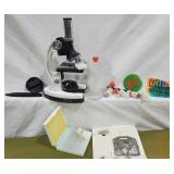 Microscope Set in case, incomplete