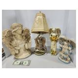 Angel lamp, angel figures, need cleaning
