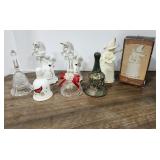 Bells, crystal, porcelain,