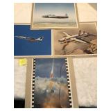 Set of 4 Plane Prints Lockheed 14'x11'