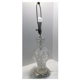 Hobstar Pattern 29' Glass Lamp