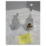 2 Collectible Bells 3.5'