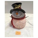 Scentsy Wax Burner 8.5' 2004 Snowman