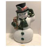 Ceramic Snowman 20', hand painted