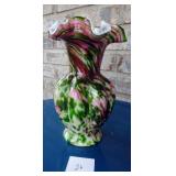Fenton Vasa Murrhina Splatter 7.75' Vase