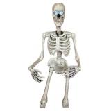 GRIM Halloween Talking Animated Skeleton