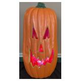 Lighted Jack-O-Lantern
