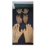 3 Pairs of Rubber Halloween Hands
