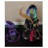 Fiber Optic Witch and Animated Purple Hat