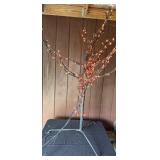 5.5ft. Orange Lighted Metal Halloween Tree